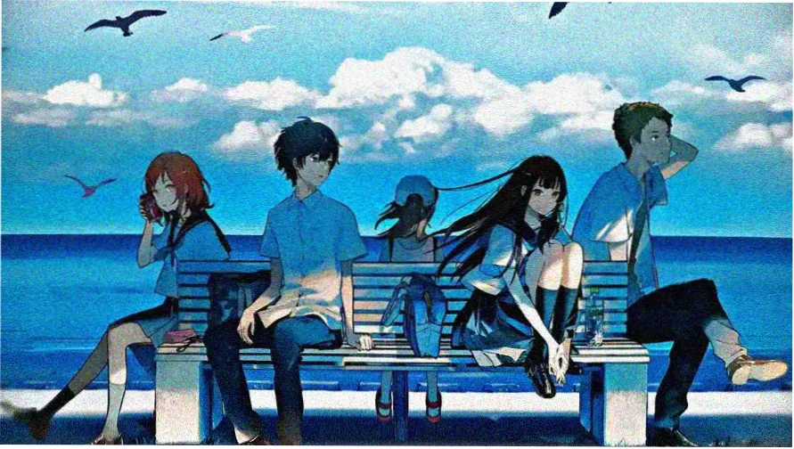 动漫女孩头像策展封面第二期 夜灯下的蓝调少女